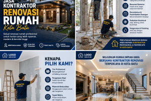 Kontraktor Renovasi Rumah Kota Batu Profesional dan Terpercaya