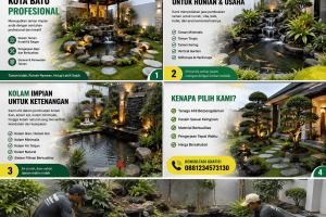 Tukang Taman Kota Batu Profesional untuk Membuat Landscape Indah dan Kolam Impian