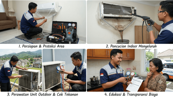 Tips Memilih Jasa Service AC Profesional di Kota Batu untuk Hasil Bersih dan Awet